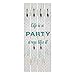 Produktbild Bilderwelten Wandgarderobe Holz Paneel - Life is a Party - Haken schwarz - Hoch 100 x 40cm