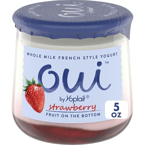 Oui by Yoplait French Style Strawberry Whole Milk Yogurt, 5