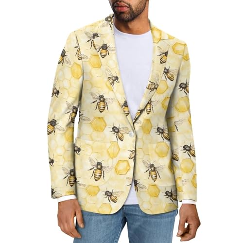 Mens Casual Blazers Mens Blazers Jacket Slim Fit One Buttons Business Blazers Breathable Sport Coat for Men