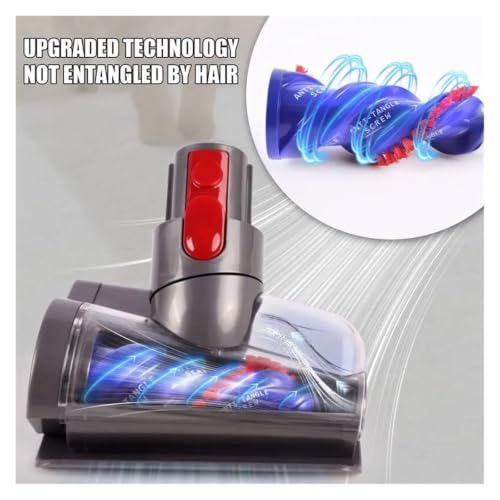 Mini cabezal de cepillo motorizado para cojines sofá compatible con Dyson V8 V11 5