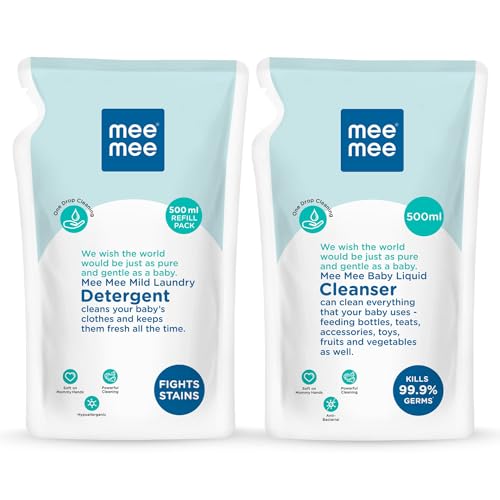 Mee Mee Mild Baby Liquid Laundry Detergent (Pack of Mee Mee Mild Baby Liquid Laundry Detergent (Pack of