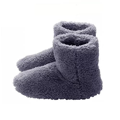 Pantofole Riscaldabili Elettriche Donna Uomo Con 2 Batterie 4000 MAh, 3 Livelli Calore, Lavabili, Per Casa E Ufficio