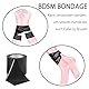 Bondage Tape Set BDSM Sex Tapes BDSM Fesseln Sexspielzeug für Paare Selfbondage Bondageseil aus Elektrostatik PVC SM Bondages Rope Seile Fessel Set für Restraining Bondage-Sets Spiele Wiederver