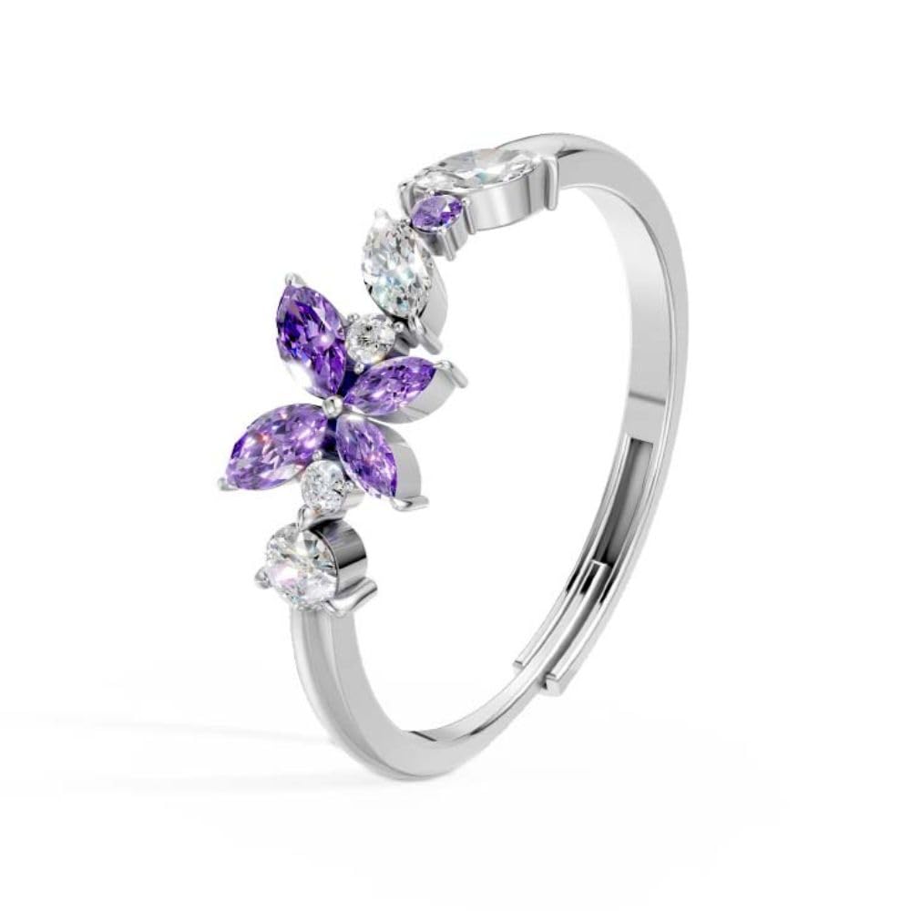 Adjustable 925 Sterling Silver Rings for Women & Girls | Free Size Rings, CZ AAA+ Diamond, Birthday Gift, Anniversary Gift, Engagement Ring, Wedding Ring, Surprise Gift-image-35