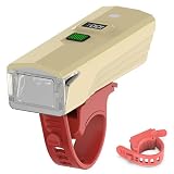 自転車 ライト 【最新の強化版 LCD残量表示】光センサー搭載 USB充電式 大容量3500mAh 高輝度2000ルーメン 自転車ヘッドライト 明るい 5段階調光 LED ヘッドライト 防振 IPX6防水 取り付け簡単 ヘルメットロードバイク ライトフロント 小型 led 懐中電灯兼用 スポーツ＆アウ ブラック 防眩機能 サイクリング キャンプ ハイキング 地震 停電対応