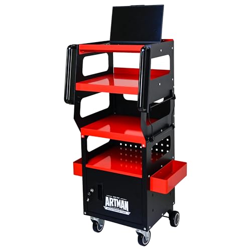 Carro herramienta multiusos portátil para protección contra óxido, diagnóstico y almacenamiento, marca YooUmiLife miniatura 1