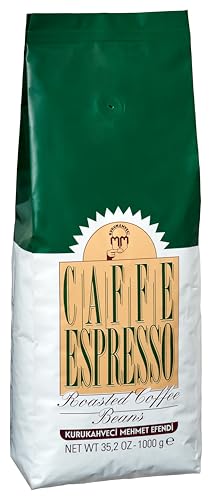 KURUKAHVECI MEHMET EFENDI Café expreso, granos arábica centroamericanos y granos robusta, tostado especial, 35.2 onzas líquidas