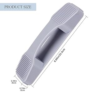 Strip hair gentle grooming tool for horses dogs and cats  horse shedding grooming deshedding tool  equine grooming shedding tools  gentle pet bathing supplies a gray 1pcs   cucciolini doodles