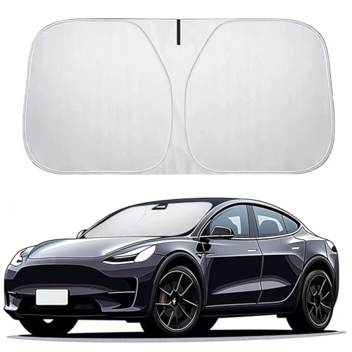 AEYAKA Parasol para Parabrisas de Coche, Plegable Parasol Coche, Protección UV y contra el Calor, Reflectante, Protección del Interior, para Ciudadano, Compacto, Hatchback