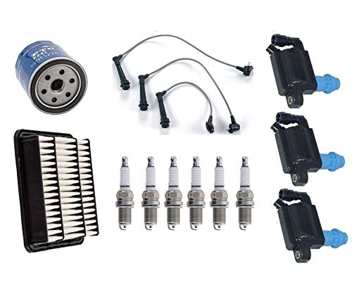 Platinum Spark Plug Ignition Wires Coils Oil Air Filter for Lexus GS300 98-05