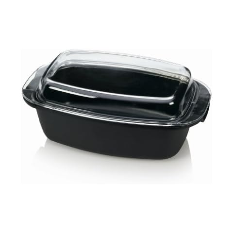 Tescoma Bräter, Glas, schwarz/transparent, 39 x 22 x 17 cm Cover