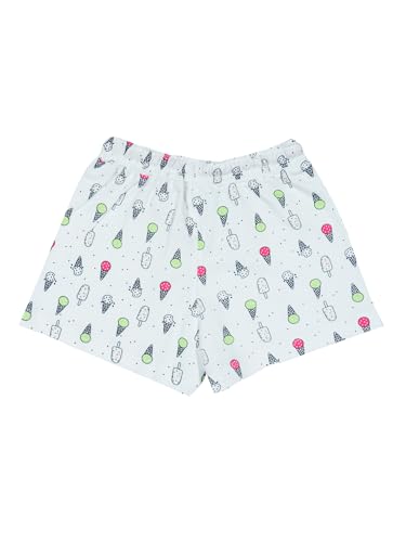 Image of BODYCARE KIDS Infant Baby Girls Cotton Antiviral Printed Shorts | Soft Breathable Elastic Waist Casual for Toddlers & Infants | Comfortable Summer Baby Bottoms for Girls
