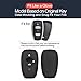 INFIPAR 2pcs Compatible with Subaru WRX BRZ Ascent Forester Crosstrek Legacy Outback Impreza XV WRX STI XV Crosstrek Key Fob Cover Case Key Chain Protector Holder