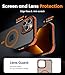DEERLAMN Strong Magnetic Case for iPhone 13 Pro Max 6.7-Inch,[Compatible with Magsafe][Military-Grade Protection] Translucent Matte Slim Shockproof Protective Phone Cover for Women Men-Forest Orange