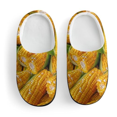 Corn Food Cute Cotton Slippers Anti-slip House Shoe Slipper Indoor Outdoor3