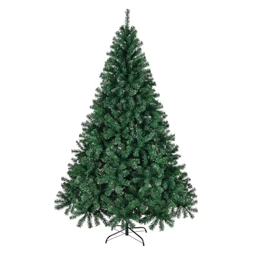 LALAHO Sapin de Noël Artificiel de 120 cm, Arbre de Noël avec 230 Pointes de Branche - Matériau PVC Ignifuge avec Pied en Métal, Convient à Divers endroits