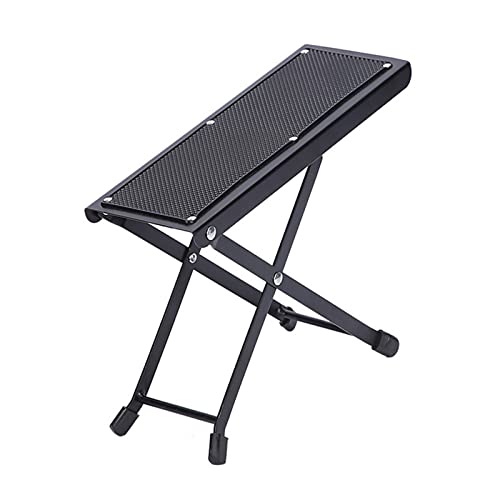 Guitar Tools Adjustable Anti-Slip Guitar Foot Stool Foot Rest for Instrument Play Folding Guitar Footstool