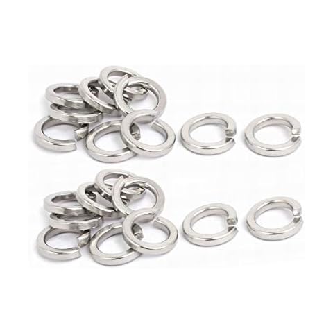 M14 flache Federsicherungsscheiben, Edelstahl 18-8 (304), 1,4 cm ID, 20 Stück (M14) Cover