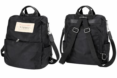 Mochila e Bolsa Juvenil e Adulto 15L em Poliéster Leve e Resistente 2 Bolsos, Uso como Mochila ou Bolsa para Trabalho, Viagem Dia a Dia Preto Vermelho Cinza (Preto)
