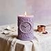 GLITZXFH Vintage Roman Numeral Clock Candle Mold Antique Roman Clock Face Pillar Candle Molds for Candles Making Resin Casting Aromatherapy Candles Wax Home Decoration