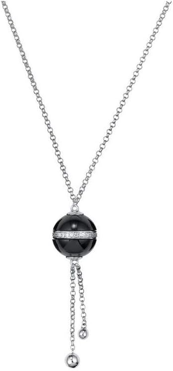 Ceranity 1-72/0001-n Ceramic and Silver Necklace