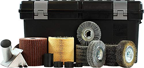 EISENBLÄTTER POLY-PTX Basis Zubehörset für Holz – 40204, 10 Teile, Bürst- und Rustikaleffekte auf Holzflächen, passend für Eisenblätter POLY-PTX 802 HT, POLY-PTX AKKU HT und POLY-PTX 800