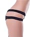 Sexy Lingerie For Women For Sex Plus Size Prime Crotchless Open Crotch Back Bandage Large Size Panties Black XL
