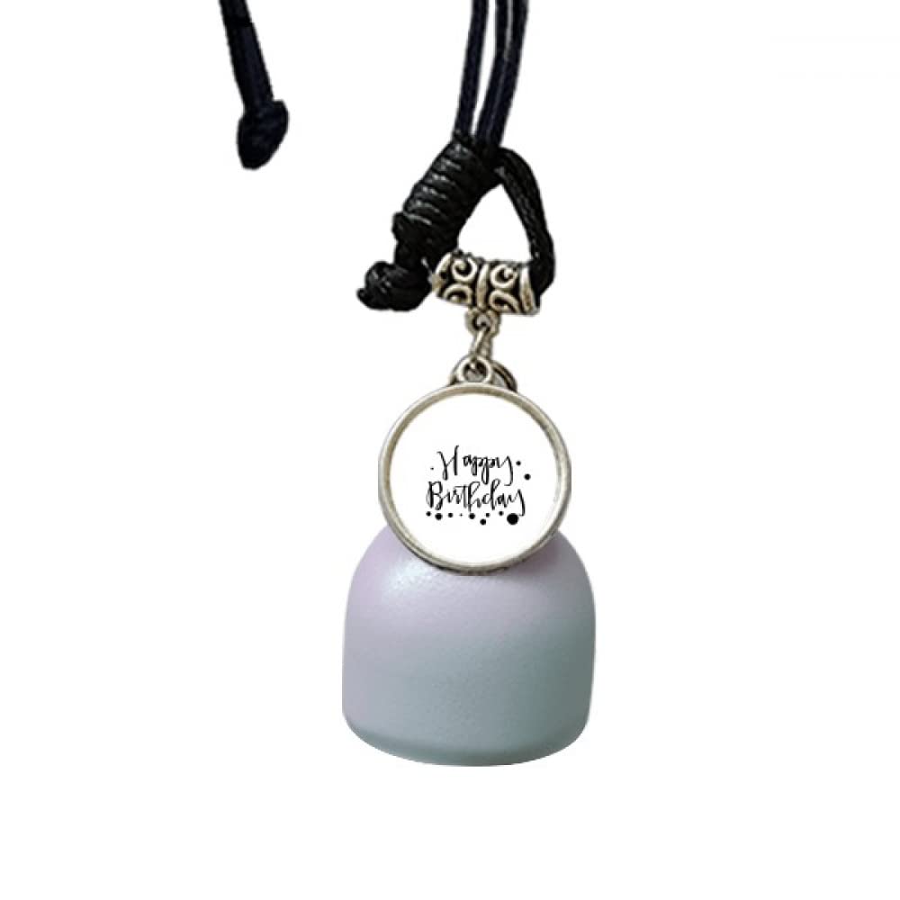 DIYthinker Happy Birthday s Blessing Best Wishes Wind Chimes Bell Car Pendant