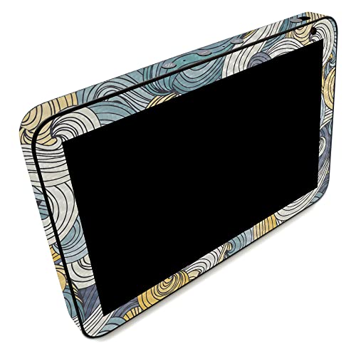 Image of MightySkins Carbon Fiber Skin Compatible with Amazon Echo Show 8 (Gen 2) - Turbulence | Protective, Durable Textured Carbon Fiber Finish | Easy to Apply | Made in The USA