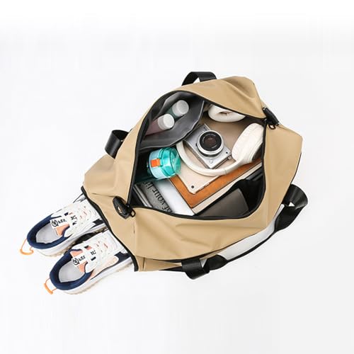 Vllcsla Small Sports Duffel Bag 31.25 L, 50x25x25 cm, with Wet Pocket & Shoe Compartment, Gym Duffle Yoga Bag - Image 4