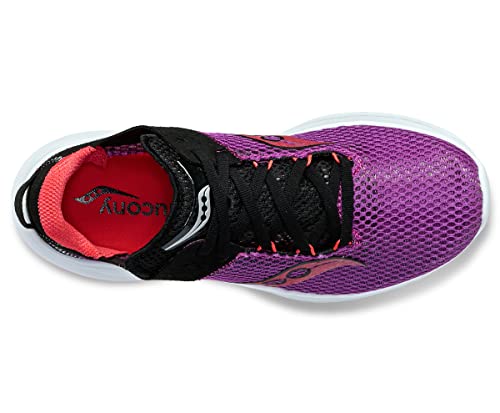Image of Saucony Womens Kinvara 14 Running Sneakers Shoes - Black