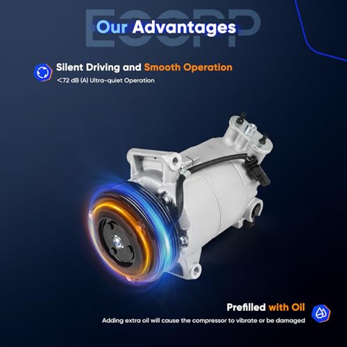 Image of ECCPP AC Compressor with Clutch 2013-2016 Fit for Buick Verano 2.0L