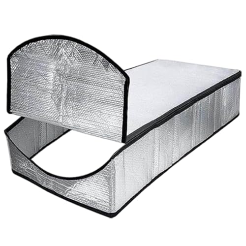 Cubierta aislante para puerta de ático evita pérdidas de calor 6