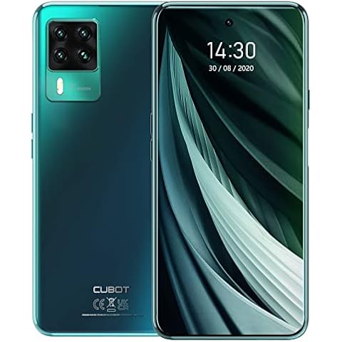 CUBOT X50 Smartphone ohne Vertrag 6,7 Zoll 64MP+32MP Quad Kameras 8GB RAM+256GB 4500mAh Android 11 Handy Dual SIM Cover