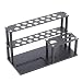 OLYCRAFT Śrubokręt organizer narzędzie aluminiowe narzędzia pudełko do przechowywania narzędzi organizer pudełko, 18 otworów półka narzędzia rzemieślnicze stojak do przechowywania narzędzi