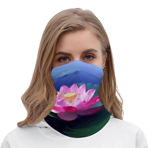 Cubrebocas Cuello Máscara Facial Transpirable a Prueba de Viento Balaclava Bandana con Diseño Floral Brillante para Hombre y Mujer miniatura 4