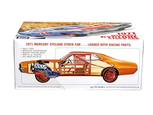 MPC 1971 Mercury Cyclone Kit Modelo 1:25 miniatura 4