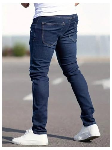 SOLY HUX Men's Ripped Jeans Distressed Skinny Stretchy Classic Denim Pants with Pocket2