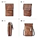 BOSTANTEN Vegan Leather Small Crossbody Bags for Women Designer Cell Phone Bag Wallet Purses Adjustable Strap Retro Brown