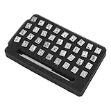 Coufce 36Pcs Metal Letter and Number Stamps Punch Set Leather Art Craft Stamping Tools Imprinted Metal Leather Punching Tools for Leather Belt, Bag, Hat, Shoes Craft Marking