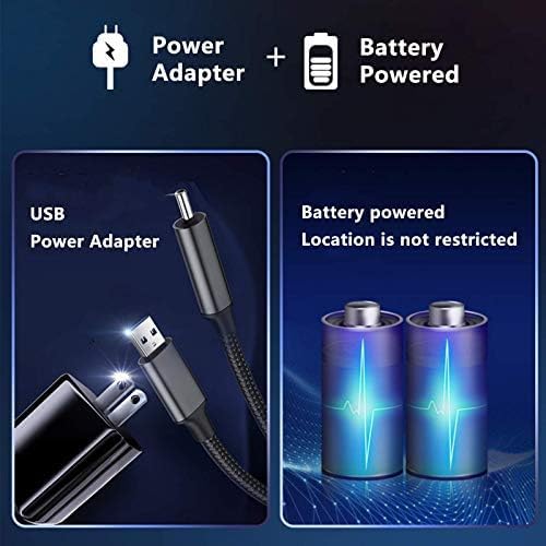 FENOKD Mechanical Watch Shaker Automatic Single Watch Winder Box with Colorful Lights Dual Power Flexible Watch Pillows Quiet Motor