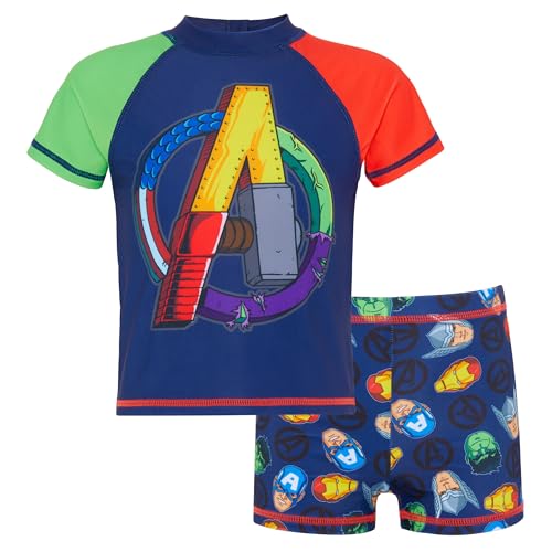 Maillot de bain Hulk Captain America short de bain Avengers 2-10 ans