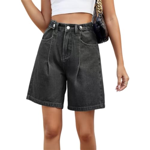 Short en jean longueur genou confortable qui ne remonte pas