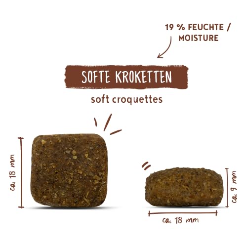 bosch HPC SOFT Land-Ente & Kartoffel | halbfeuchtes Hundefutter für ausgewachsene Hunde aller Rassen | Single Protein | grain-free | 1 x 12.5 kg