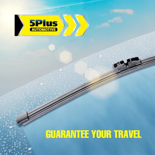 Image of 5 PLUS 16 Inch Rear Wiper Blade Replacement for BMW X7 2022 2021 2020 2019 Volvo C30 2010 2009 2008 2007, BACK Windshield Wiper Blade (A401H)