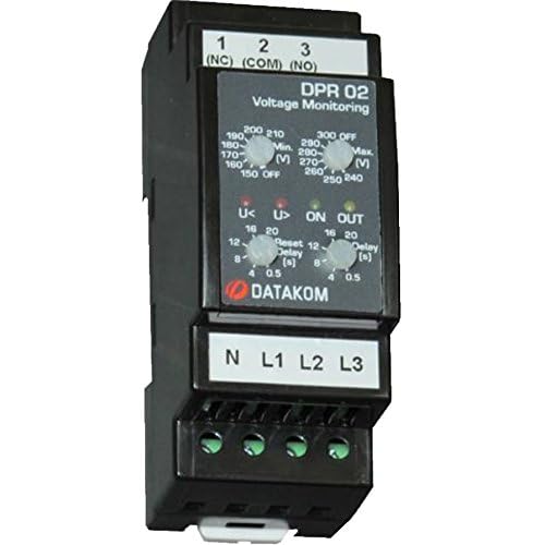 DPR-02 Voltage Protection Controller, L-N, UV/OV