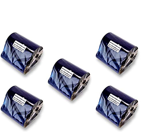 4.33 in x 1476 Ft (110mm X 450m) - Thermal Transfer Wax-Resin Ribbons for Zebra Printers (1 in Core, Black, 5 Pack)