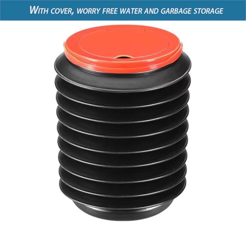 Image of Pop-Up Trash Can, 10 x 6 inches, 1.5 Gallon, Car Trash Can for Cute, Trash Bag Bin Hanging Waterproof Automotive Car Garbage Cans