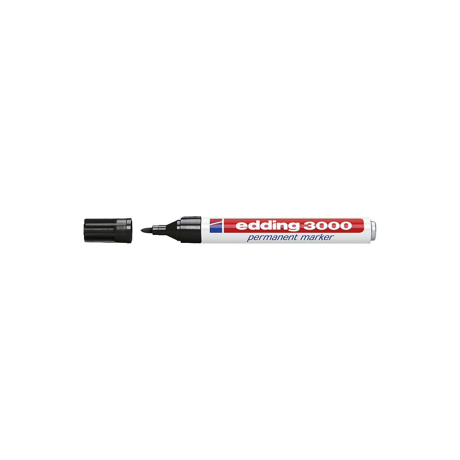 kaiserkraft | Permanentmarker edding® 3000 | Strichstärke 1,5-3 mm | VE 10 Stk | schwarz