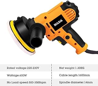 Electric Car Polisher Machine 220V 500-3500rpm 600W Auto Polishing Machine 6 Speed Sander